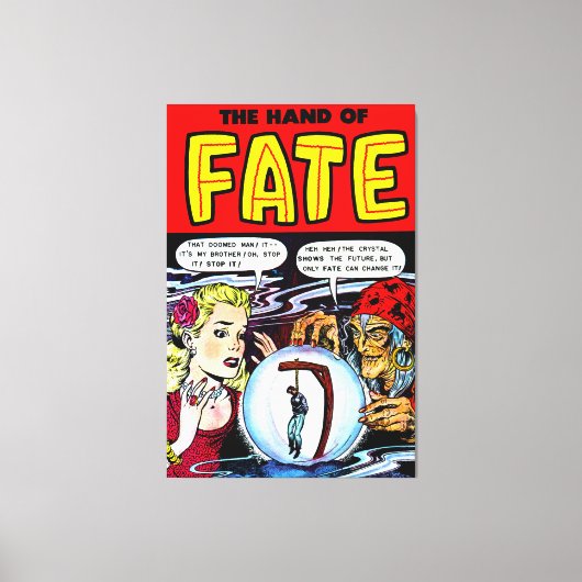 Fate the Witch Fortune Teller  Comics Canvas Afdruk (Voorkant)