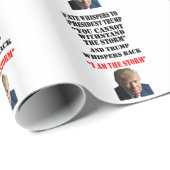 FATE WHISPERS AAN DE TRUMP VAN HET PRESIDENT CADEAUPAPIER (Rol Hoek)