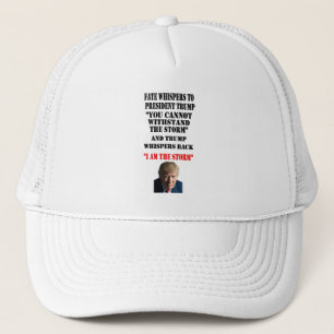 FATE WHISPERS AAN DE TRUMP VAN HET PRESIDENT TRUCKER PET