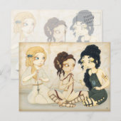 Fates - Griekse mythologische postkaart (Voorkant / Achterkant)