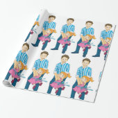 Father And Daughter Cadeaupapier (Uitgerold)