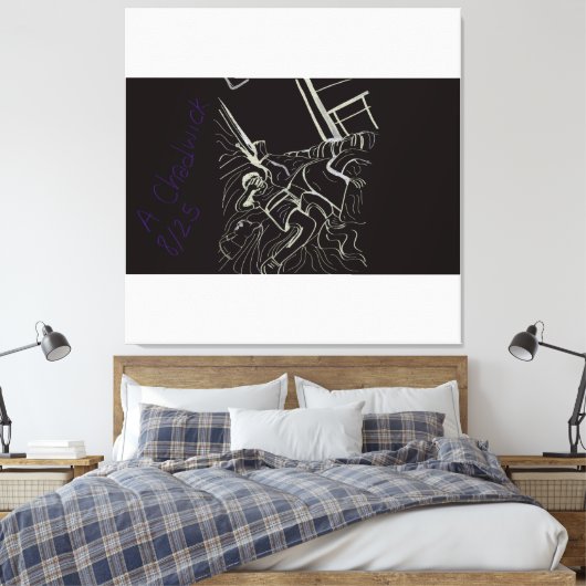 Father and Son Canvas Afdruk (Insitu (Slaapkamer))