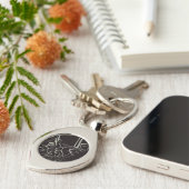 Father and Son Metal Keychain (Zijkant)