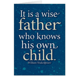 Father Card - Shakespeare