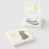 FATHER CHRISTAS STENEN ONDERZETTER (Zijkant)