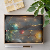 Father Christmas at the Lamplight Lane Decoupage Tissuepapier (Geschenk)