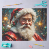 Father Christmas at the Lamplight Lane Decoupage Tissuepapier (Craft)