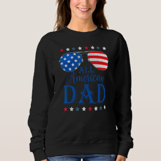 Father Day  All American Dad Patriotic USA Flag 4t Trui