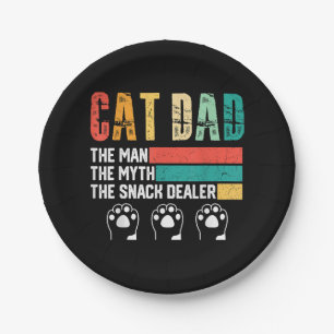 Father Day Cat Dad Papieren Bordje