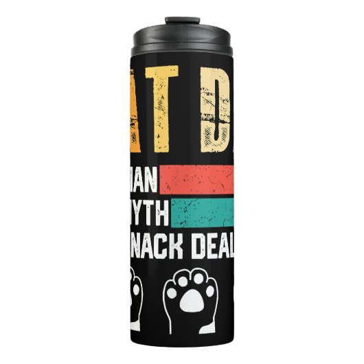 Father Day Cat Dad Thermosbeker (Voorkant)