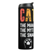 Father Day Cat Dad Thermosbeker (Gedraaid links)