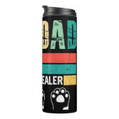 Father Day Cat Dad Thermosbeker (Geroteerd rechts)
