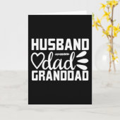 Father Day Husband Kaart (Gele Bloem)