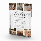 Father Dictionary Definition Photo Collage Marble Fotoblokken (Rechts)