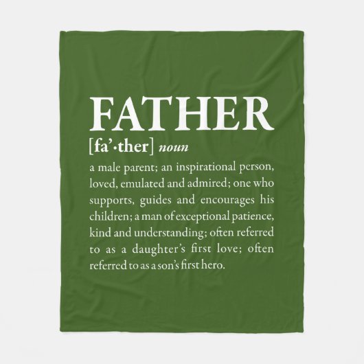 Father Fleece Deken (Voorkant)