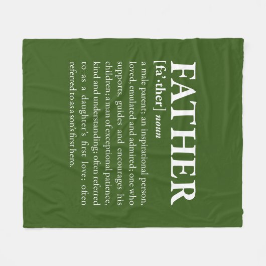 Father Fleece Deken (Voorkant (Horizontaal))