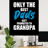 Father Gift | Alleen de beste Dads Poster (Thuiskantoor)