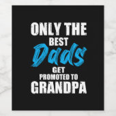 Father Gift | Alleen de beste Dads Wijn Etiket (Enkel label)