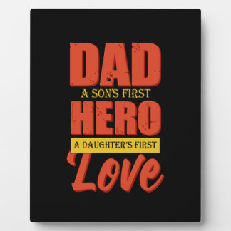 Father Gift | Pap Hero Love Fotoplaat