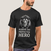 Father Husband Protector Men's Tee, Christian T-shirt (Voorkant)