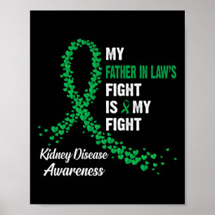 Father in Law's Fight My Kidney Disease Award Poster