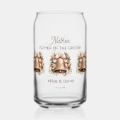 Father of Groom Soda Glass Blikvorm Glas (Achterkant)