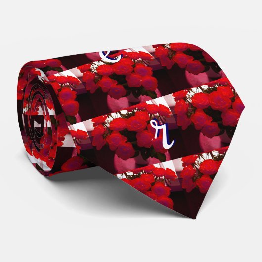 Father Red Roses Stropdas (Opgerold)