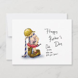 “Father’s Day Card” for girls Briefkaart