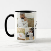 Father’s Day Certified Dad Mug Dad Photo Collage (Gauche)