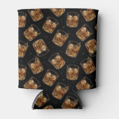 Father’s Day Whiskey Lover Can Cooler for Dad (Voorkant)