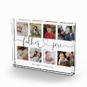Father Son Heart Script | Fotoraster collage Fotoblokken (Rechts)