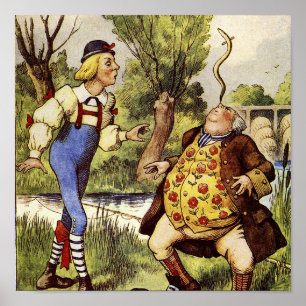 Father William Eel Canvas Art Poster