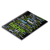 Father Word Cloud Notitieboek (Linkerzijde)