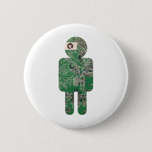 Fatherboard-Button Ronde Button 5,7 Cm