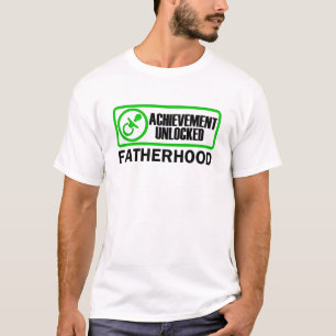 Fatherhood, Achievement Unlocked grappige gamer da T-shirt