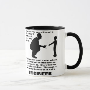 Fatherly Advice Engineer Funny Mug Mok