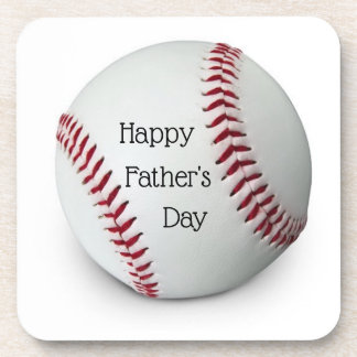 Father's day baseball Acrylic Coaster Set Bier Onderzetter