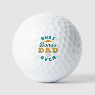 Fathers Day Best Bonus Golfing Birthday Pap ooit Golfballen