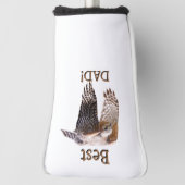 Father's Day "Best Dad" Hawk  Golfheadcover (Draai 90)