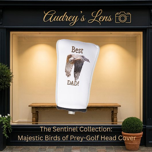 Father's Day "Best Dad" Hawk  Golfheadcover