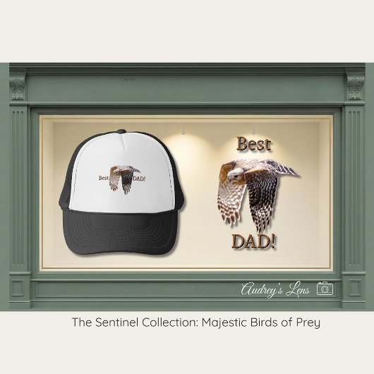 Father's Day "Best Dad" Hawk  Trucker Pet