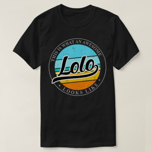 Father's Day Birthday gift for Lolo Filipino Pinoy T-shirt (Design voorkant)