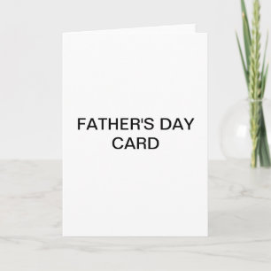 FATHER'S DAY CARD KAART