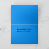 Father's Day Chameleon Card Kaart (Binnen)