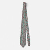 Father's Day Dad Pattern Necktie Tie Stropdas (Voorkant)