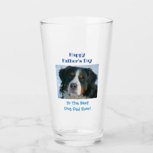 Father's Day Dog Dad Best Ever Pet Photo Beer Pint Glas