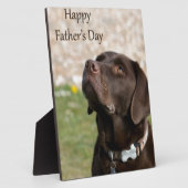 Fathers Day Doggy Fotoplaat (Zijkant)