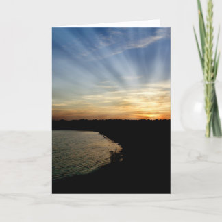 Father's Day for dad with baby in Heaven Kaart