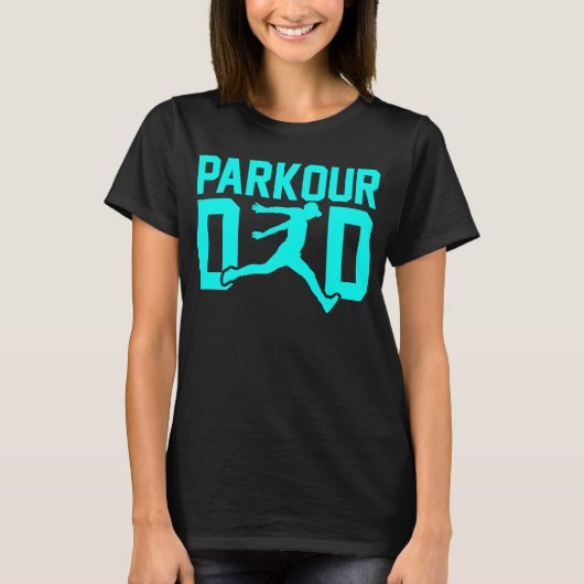 Father's Day Free Running Traceur Daddy Parkour Da T-shirt (Voorkant)