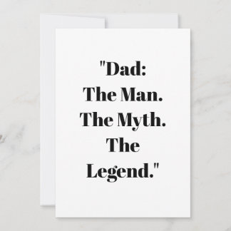 Father's Day Gift Card Kaart